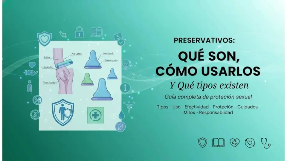Preservativos: tipos, talla y uso correcto